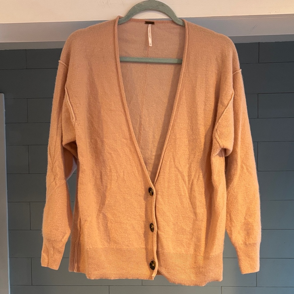 Free People schoolboy cashmere  Cardigan